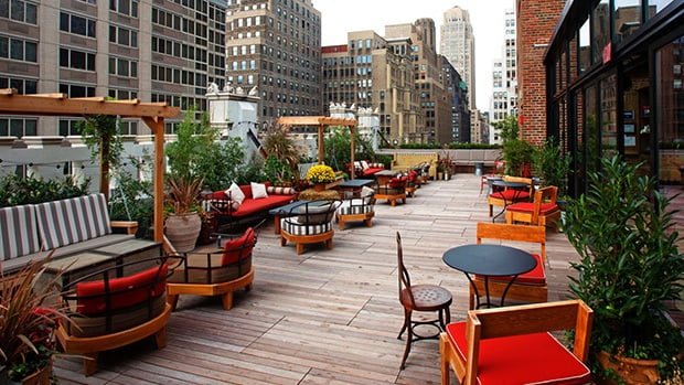 refinery new york rooftop bar