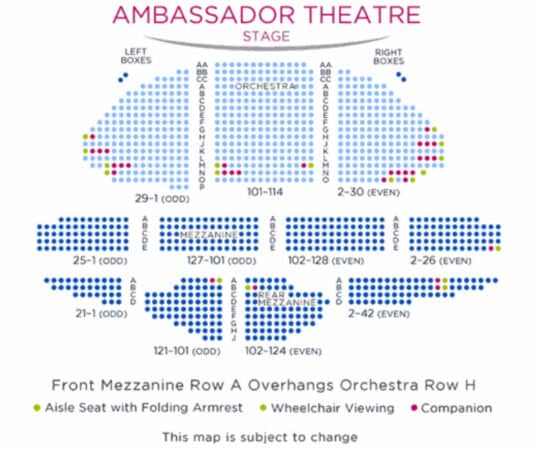 plan ambassador theatre
