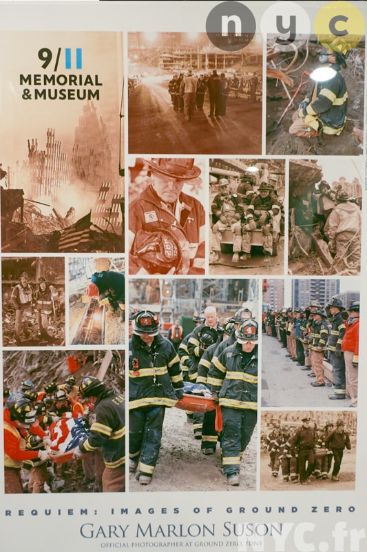 mosaico de fotos que documentan el trabajo de los bomberos