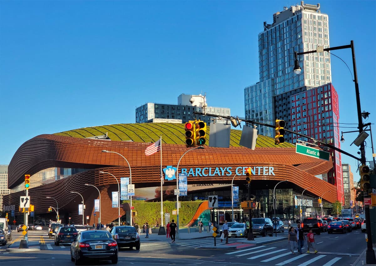 Le stade de Basket du Barclays Center l'antre des Brooklyn Nets