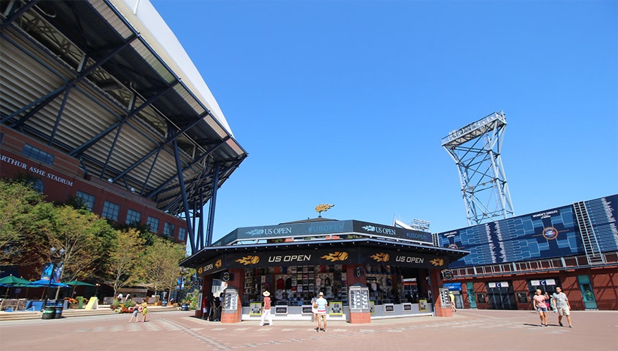 Kiosque de l'US OPen