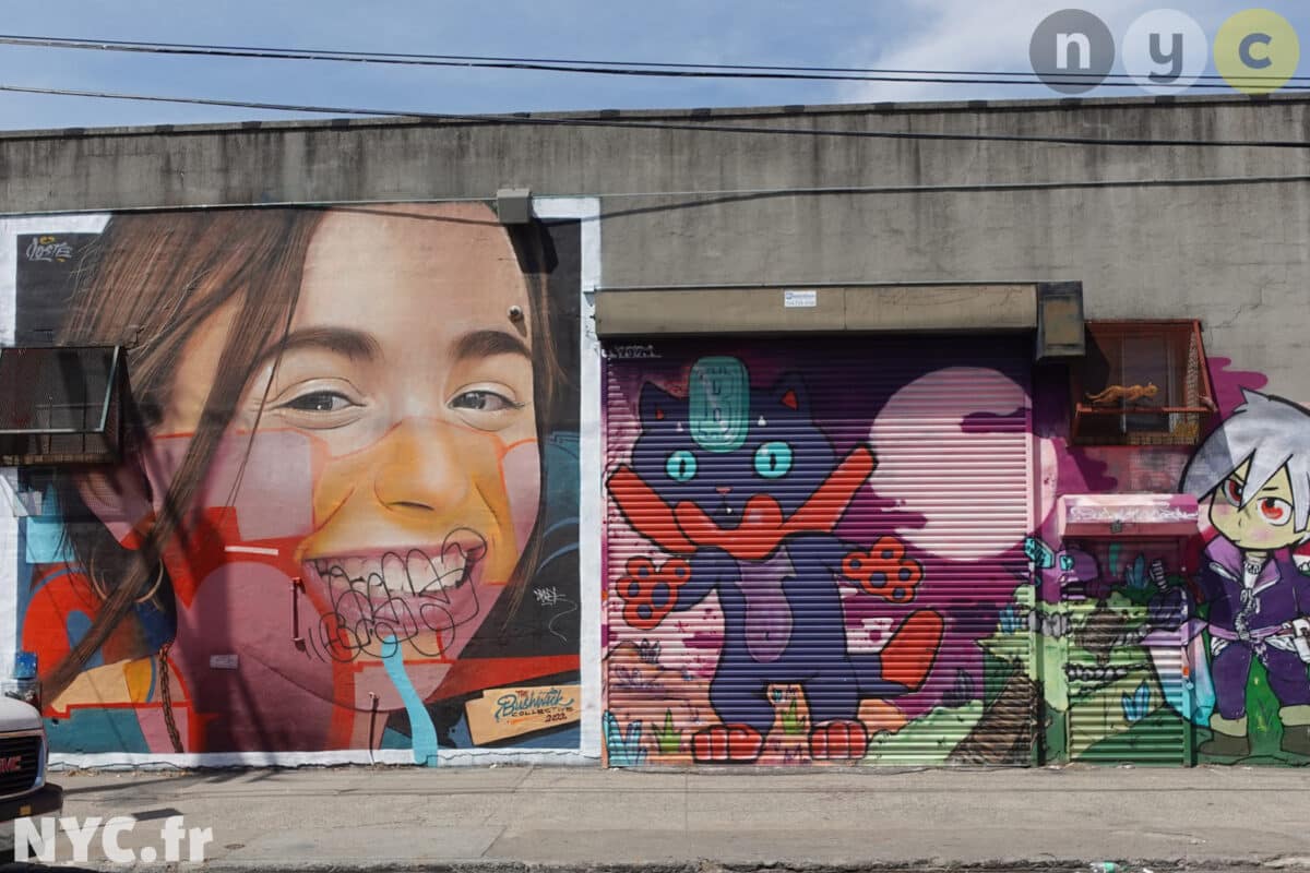 Bushwick girl street art Brooklyn