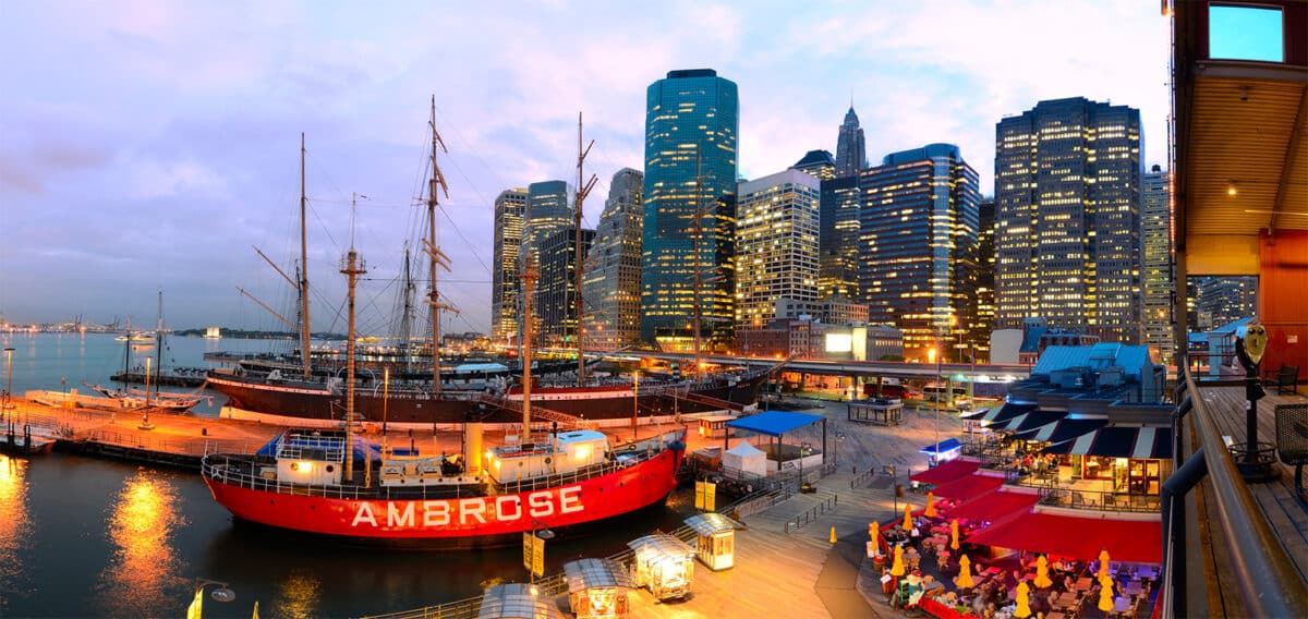 south street seaport panoramic