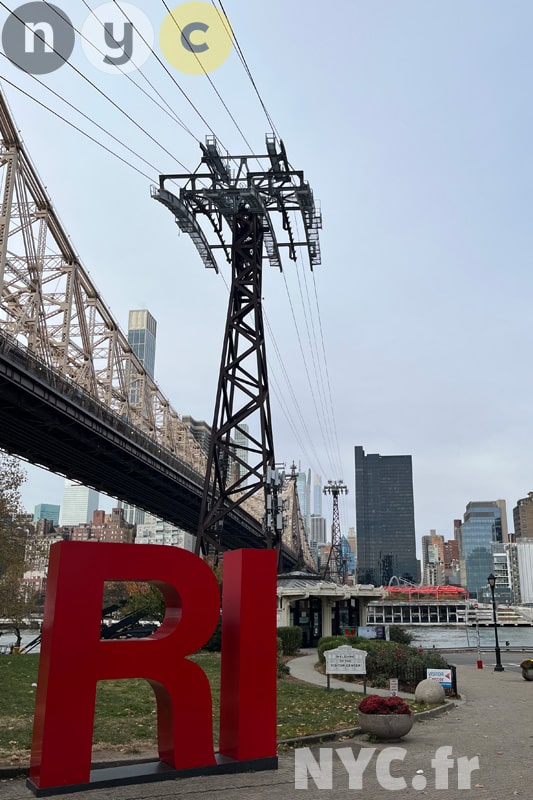 Initiales de Roosevelt Island