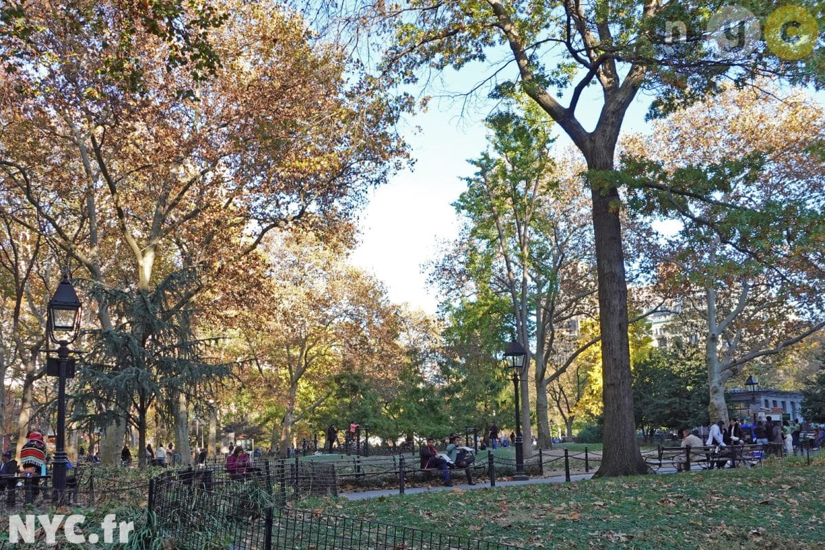 Washington Square Park en automne