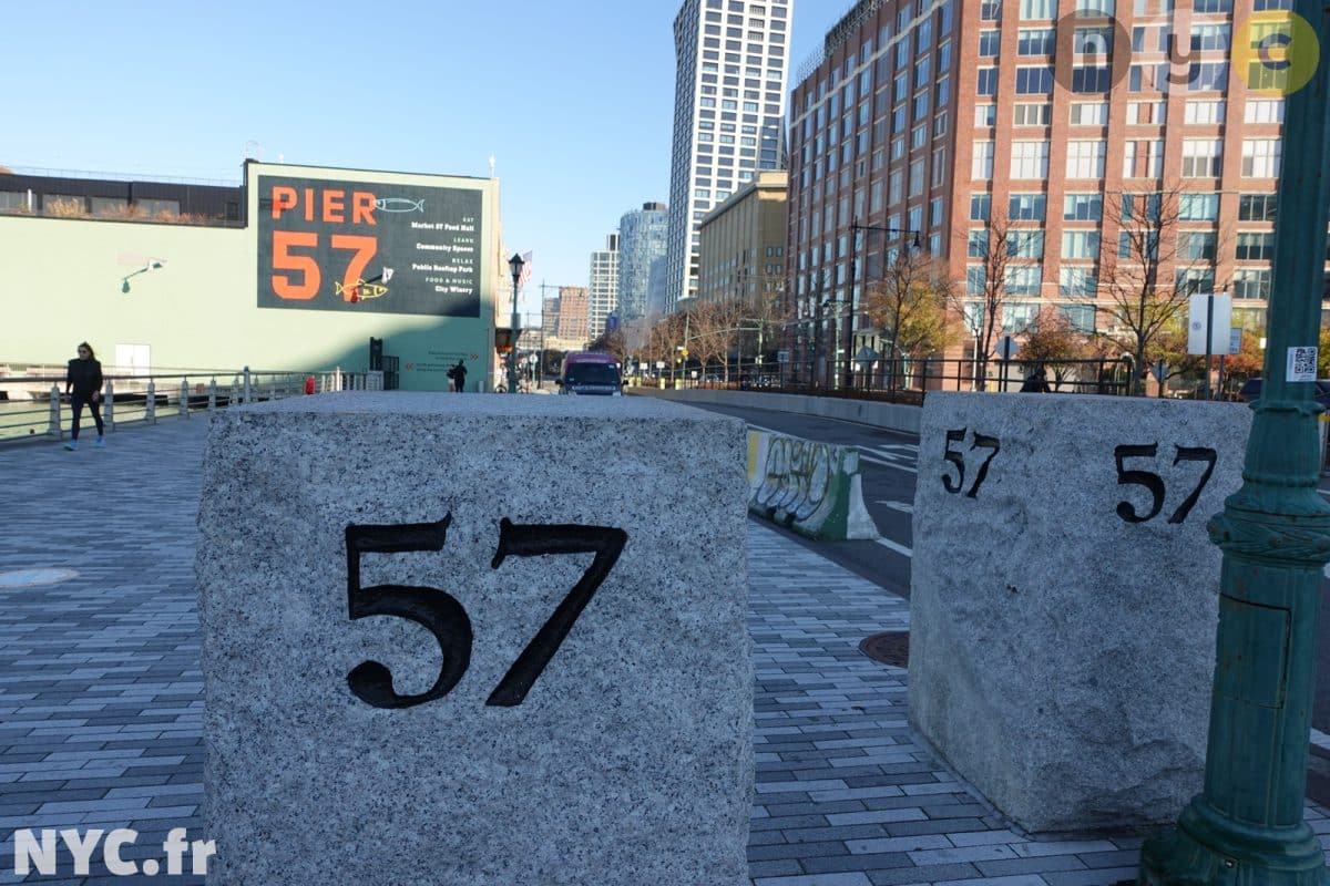 Pier 57 avec l'entrée côté rue