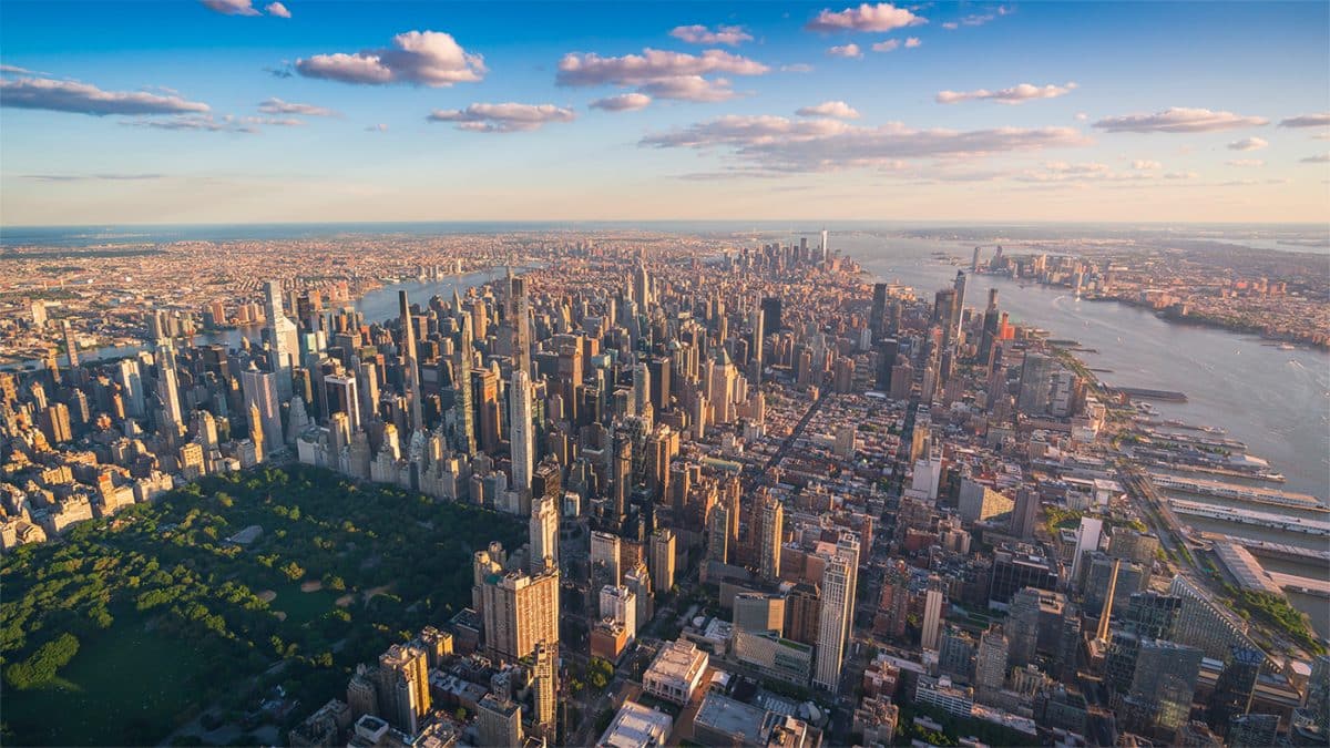 Helicoptere New York : Central Park