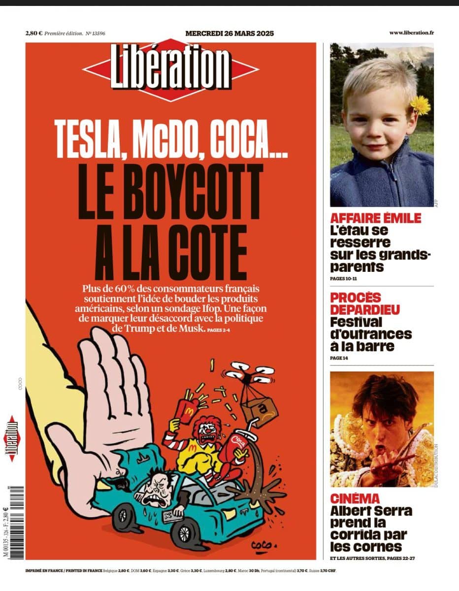 Une de Libération