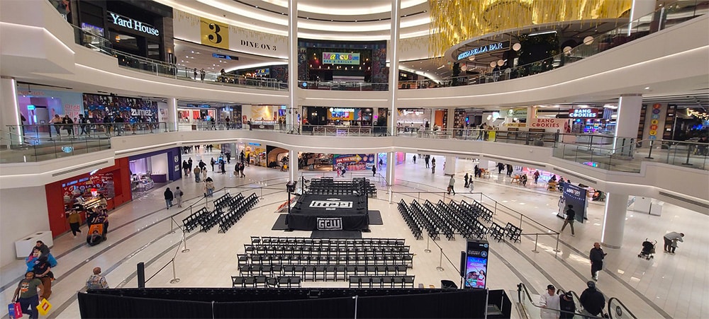 divertissements dans les galeries commerciales de l'American Dream Mall