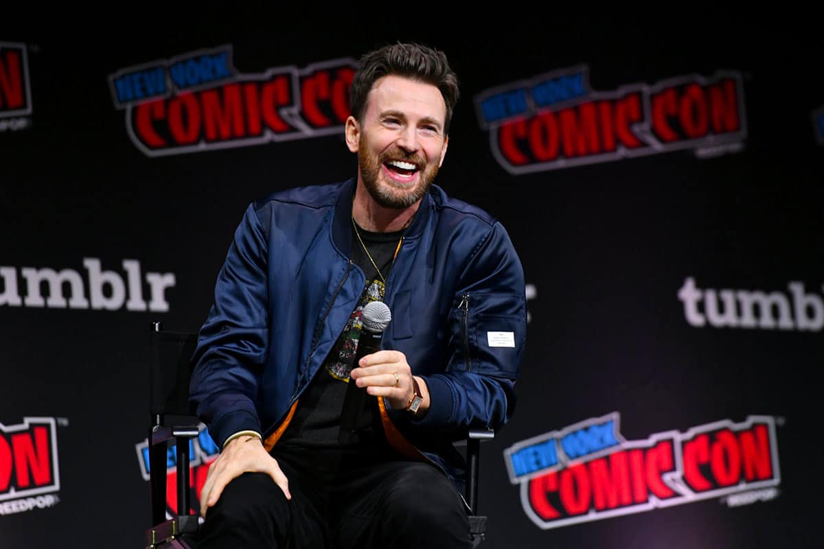 Chris Evans au New York Comic Con de 2023
