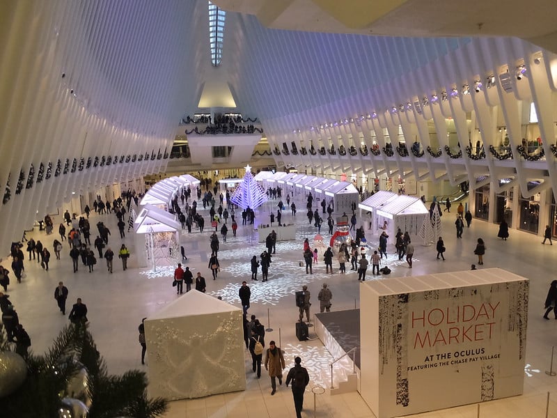 Marché de Noël de l'Oculus