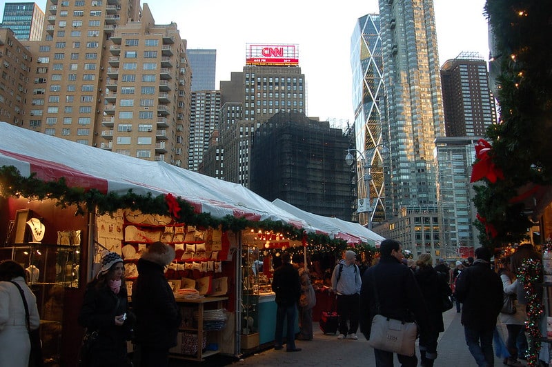 Marché de Noël de Columbus Circle