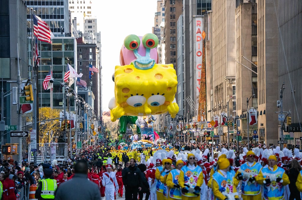 Défilé des ballons à la parade de Thanksgiving