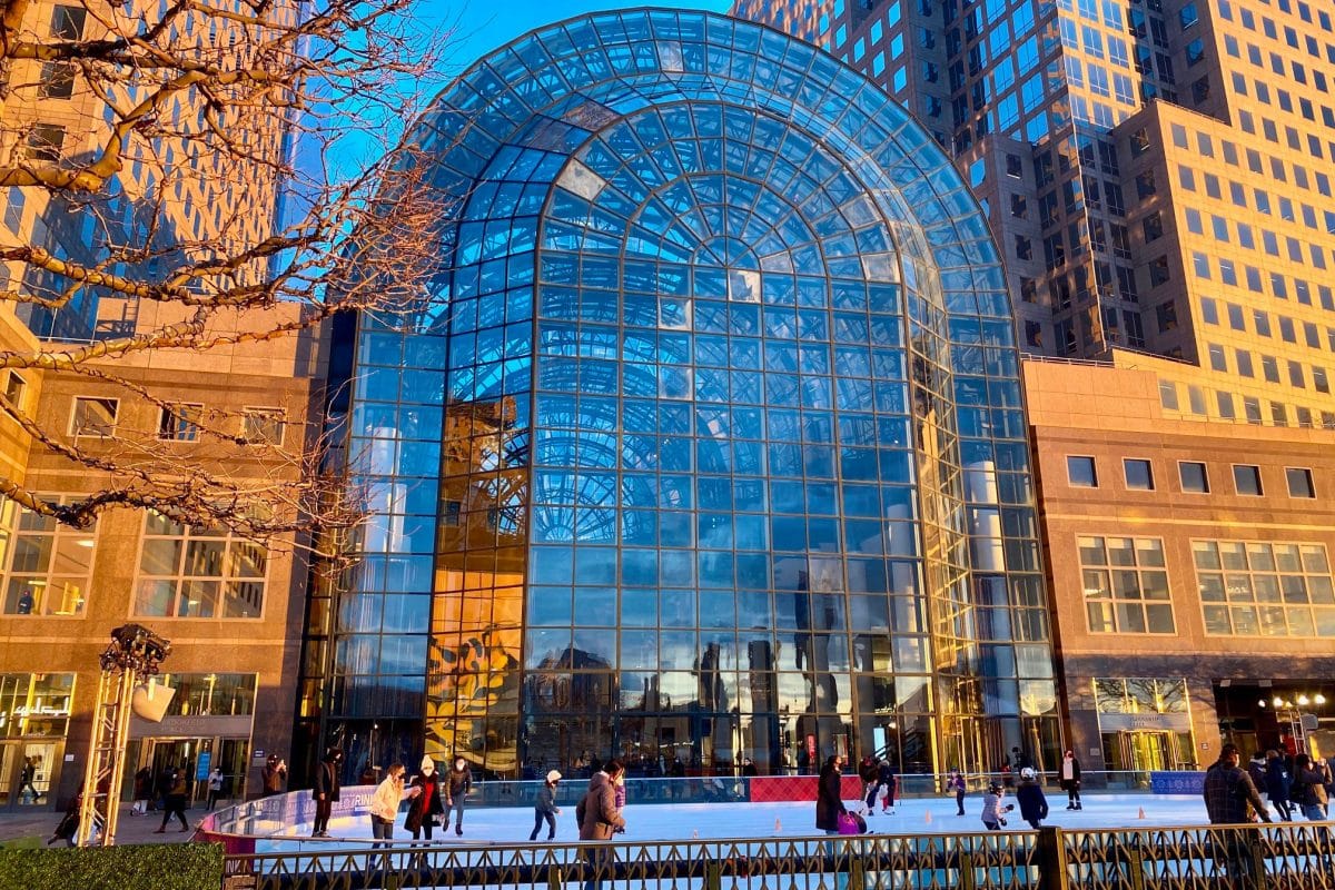 patinoire du Brookfield dans le financial district