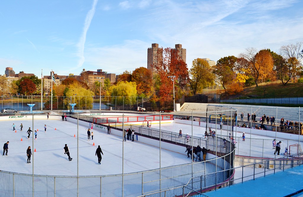 Patinoire Lasker au Davis center de Central Park