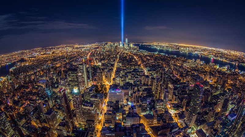 Vue depuis l'Empire State Building