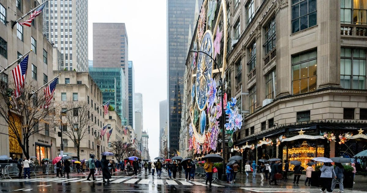 5th av sous la pluie